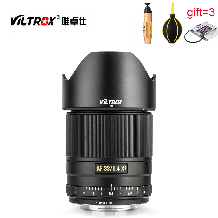 

VILTROX 33mm F1.4 XF AF 33/1.4 STM Auto Focus Fixed Focus Lens for Fujifilm FUJI X-mount X-T3 X-H1 X20 X-T30 X-T20 X-T10 Camera
