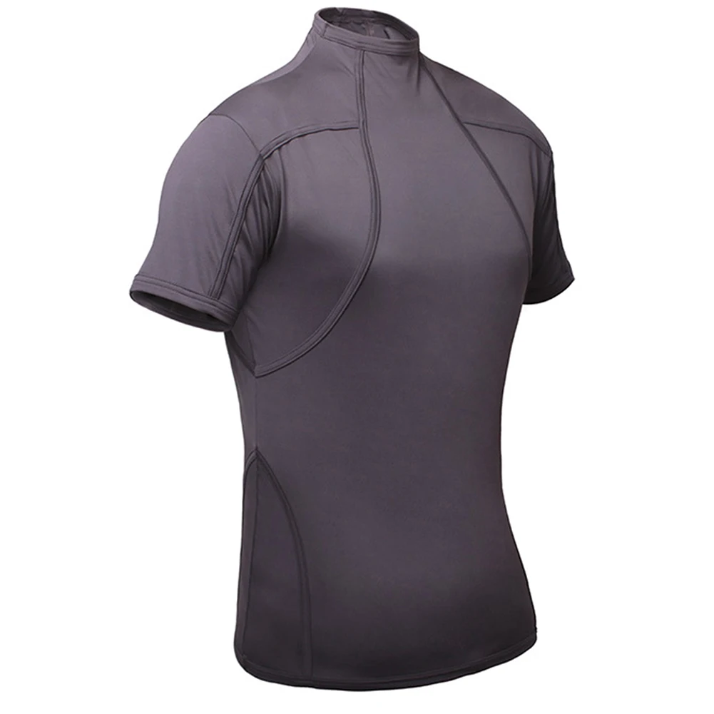 Resident 4 Leon S Kennedy Evil Cosplay Costume Grey T-Shirt Summer Casual Streetshirt for Man Sportwear Outfits Halloween Suit
