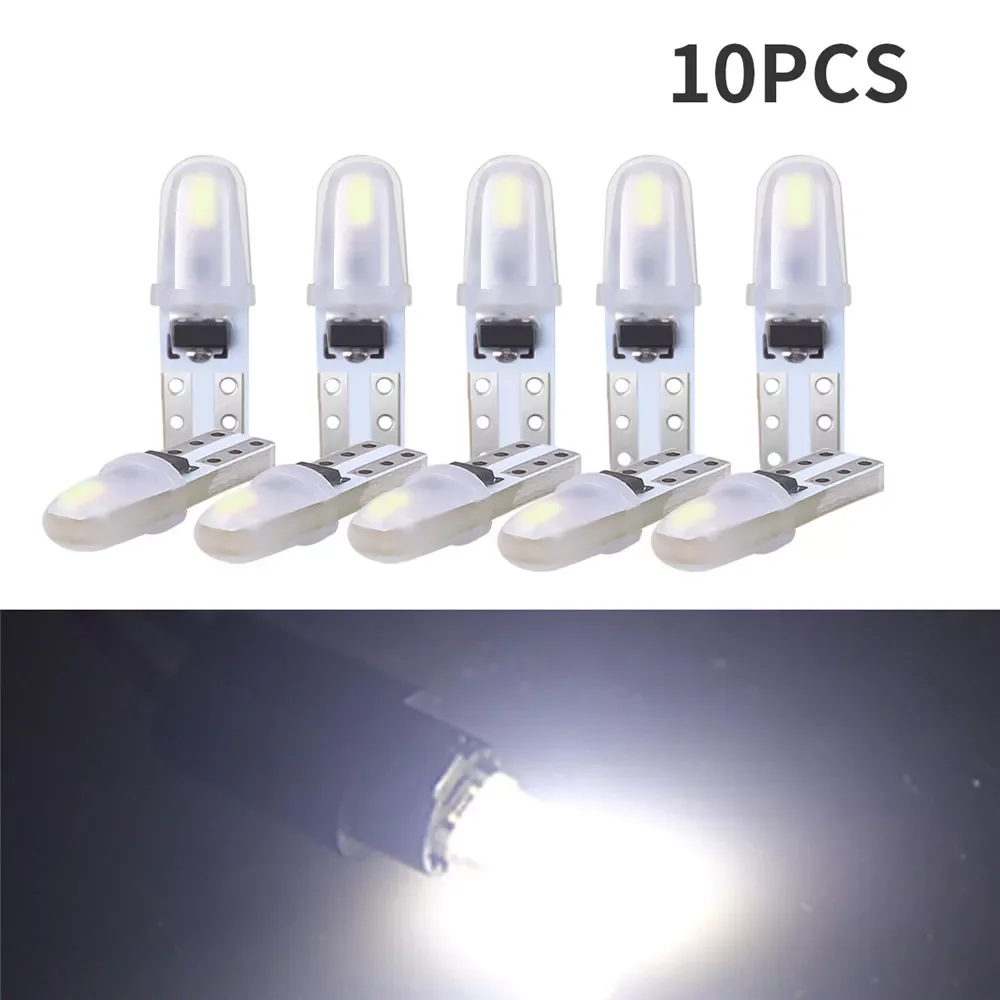 

10Pcs/Lot T5 Dashboard Lights 3014 2SMD LED Light Car Interior Light Auto Side Wedge Instrument Gauge Lamp Bulbs