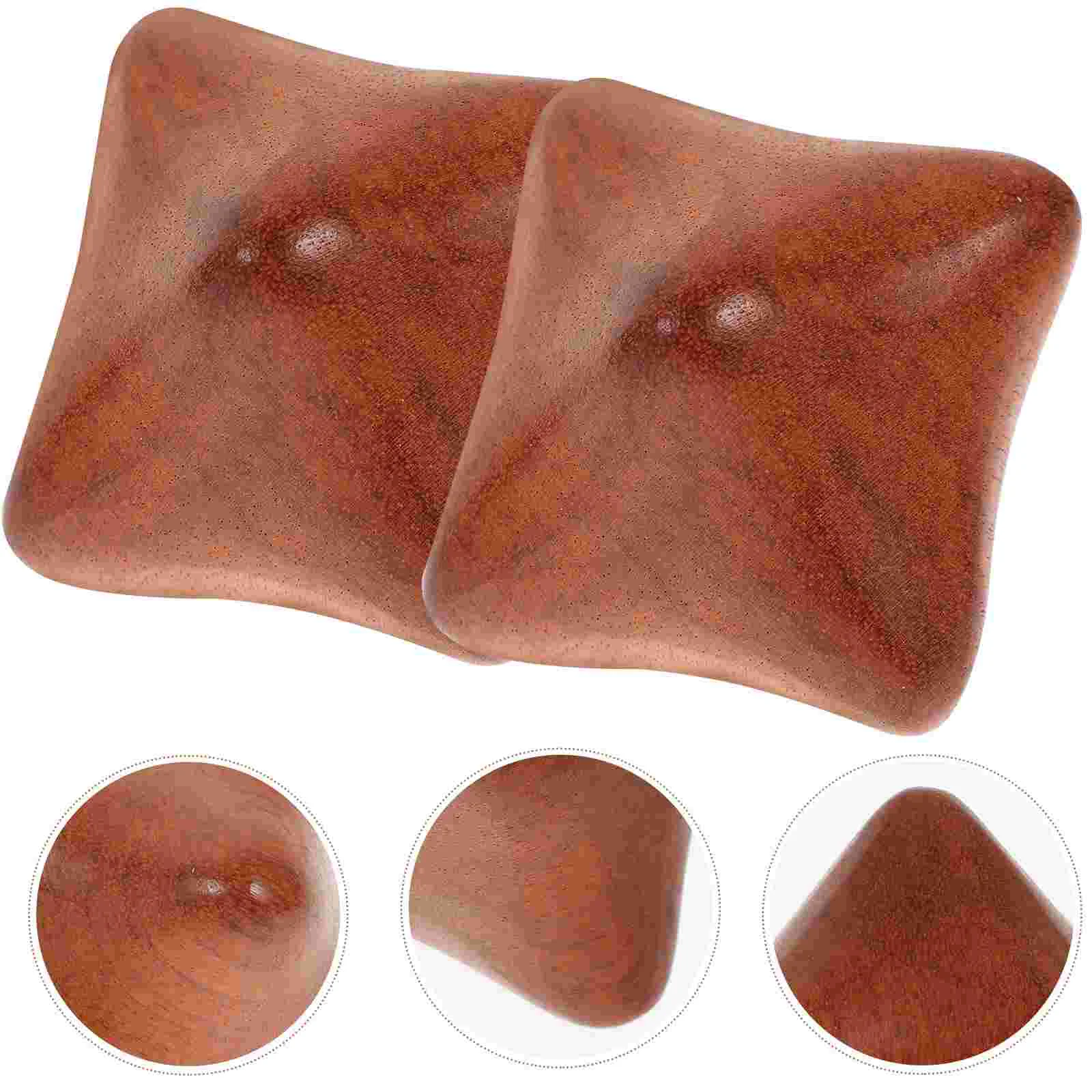 2 шт. деревянные массажные шарики креативной формы мяч для фитнеса