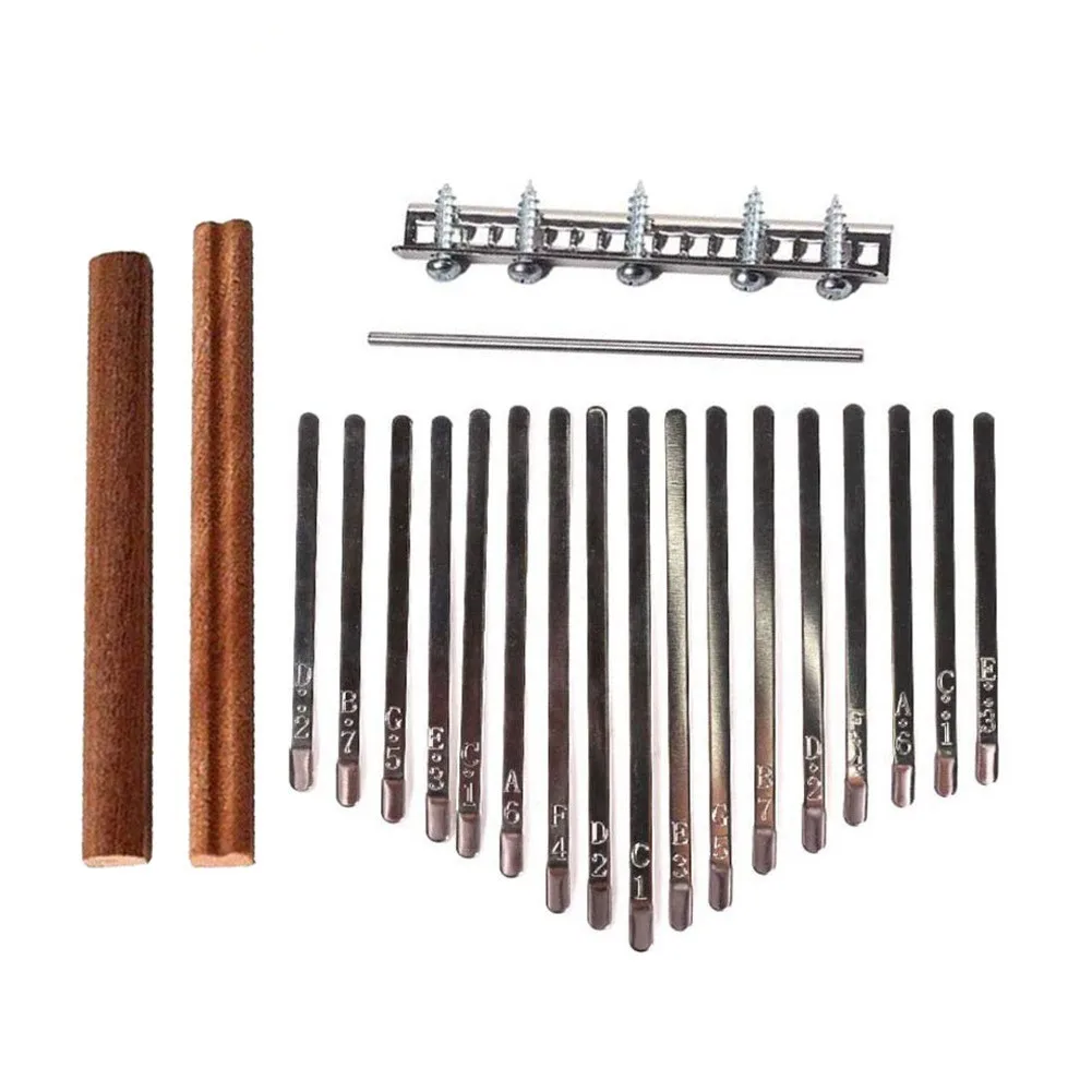 

Durable Replacement Bridge DIY Hammer Kalimba Parts Tuning With Keys 17 Keys Accessories Kit Set Useful Best Nice