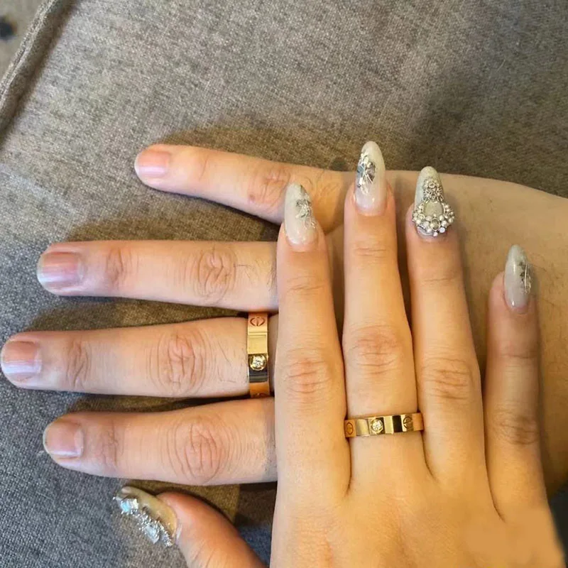 

2023 высококачественное классическое кольцо для мужчин и женщин великолепный Банкетный подарок с подарочной коробкой