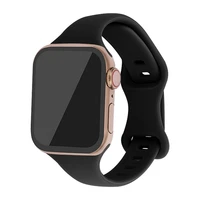 silicone strap for apple watch band 44mm 40mm 42mm 38mm 44 45 mm 3 4 5 6 se correa watchband bracelet iwatch series 7 41mm 45mm