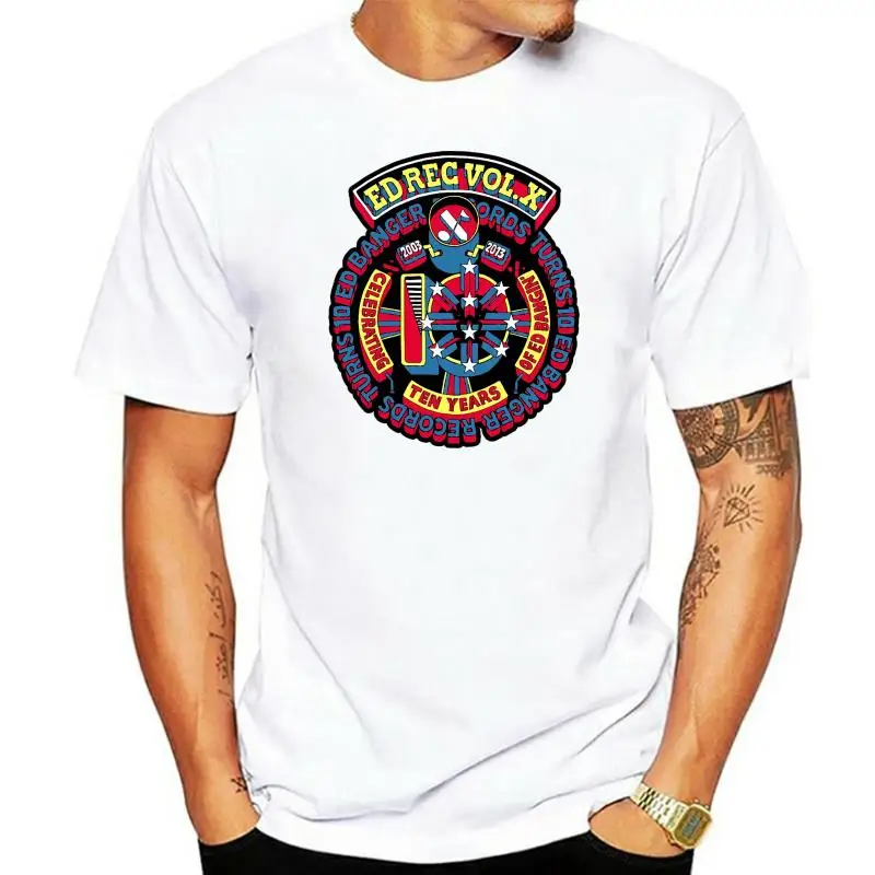 Men tshirt Ed Banger Records   Ed Rec Vol. X  T Shirt women T-Shirt tees top