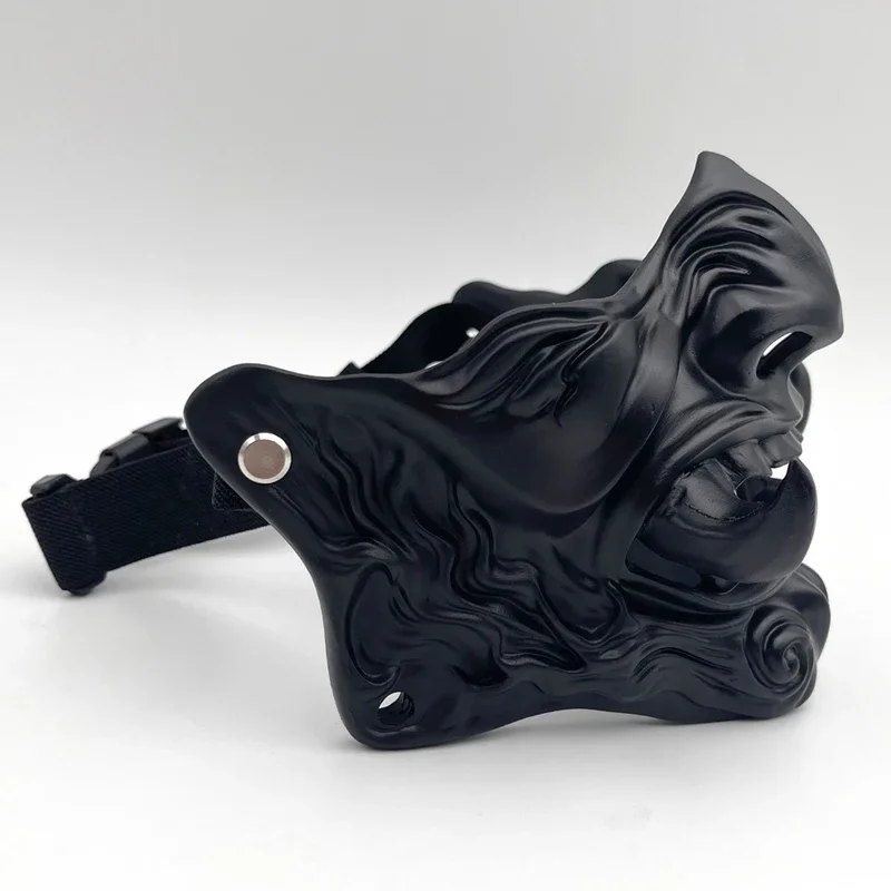 Cafele японская маска Hannya demon ghost Oni samurai Noh Kabuki полумаска из смолы для взрослых