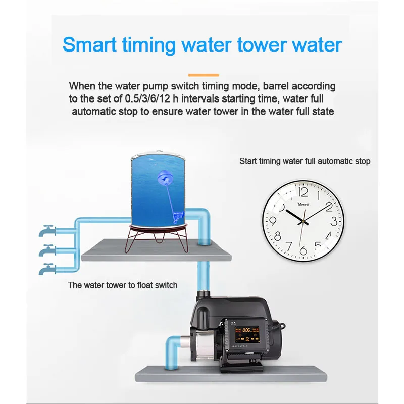 Автоматический бытовой центробежный насос из нержавеющей стали усилитель