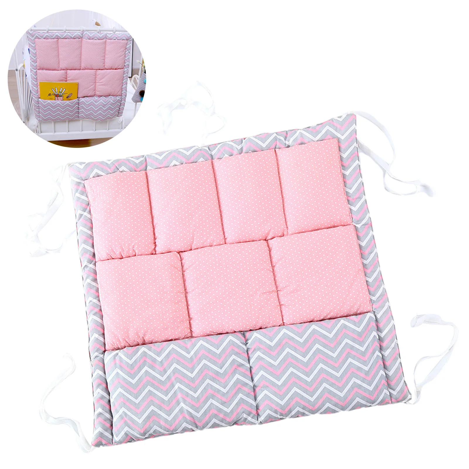 

Nursery Organizer Baby Crib Storage Ings Diaper Organization Storage For Baby Essentials Toys On Crib Cing Table Bedside With