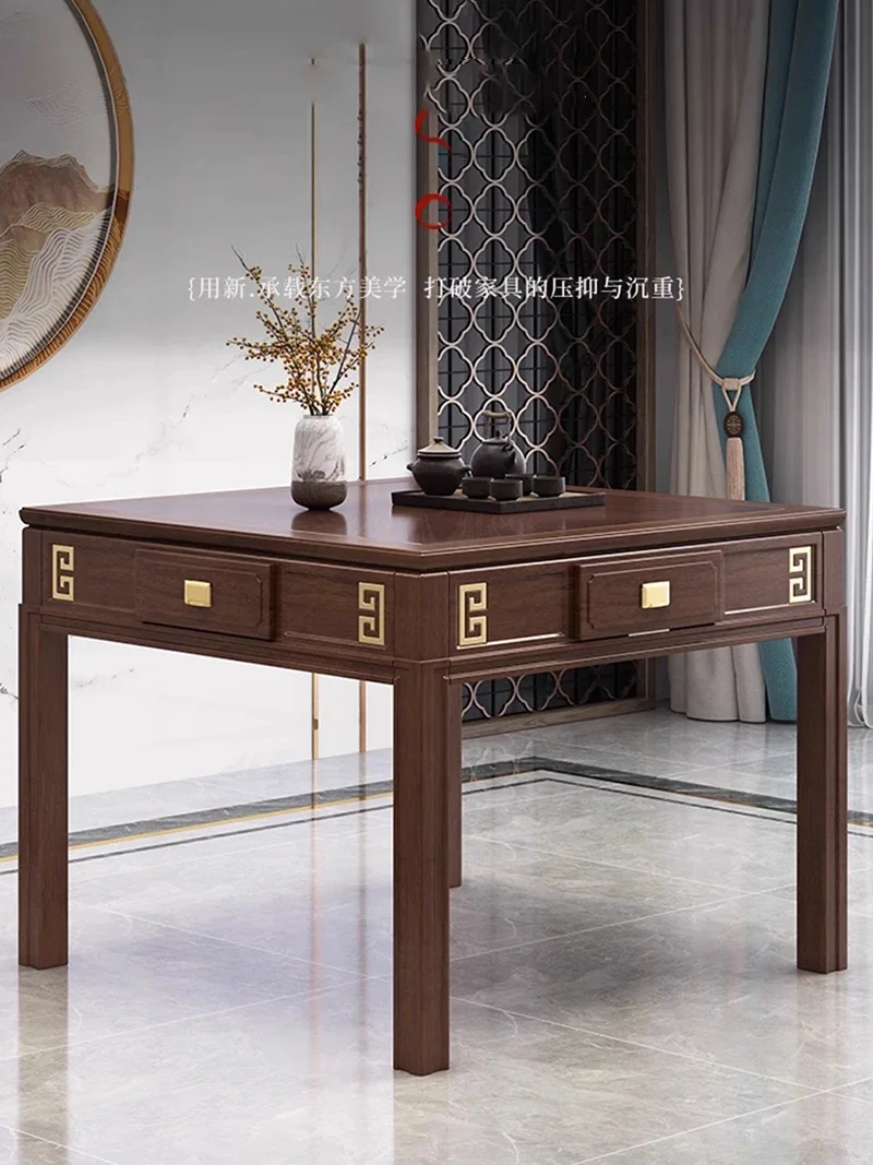 Роскошный деревянный обеденный стол мощный ящик для хранения Маджонга