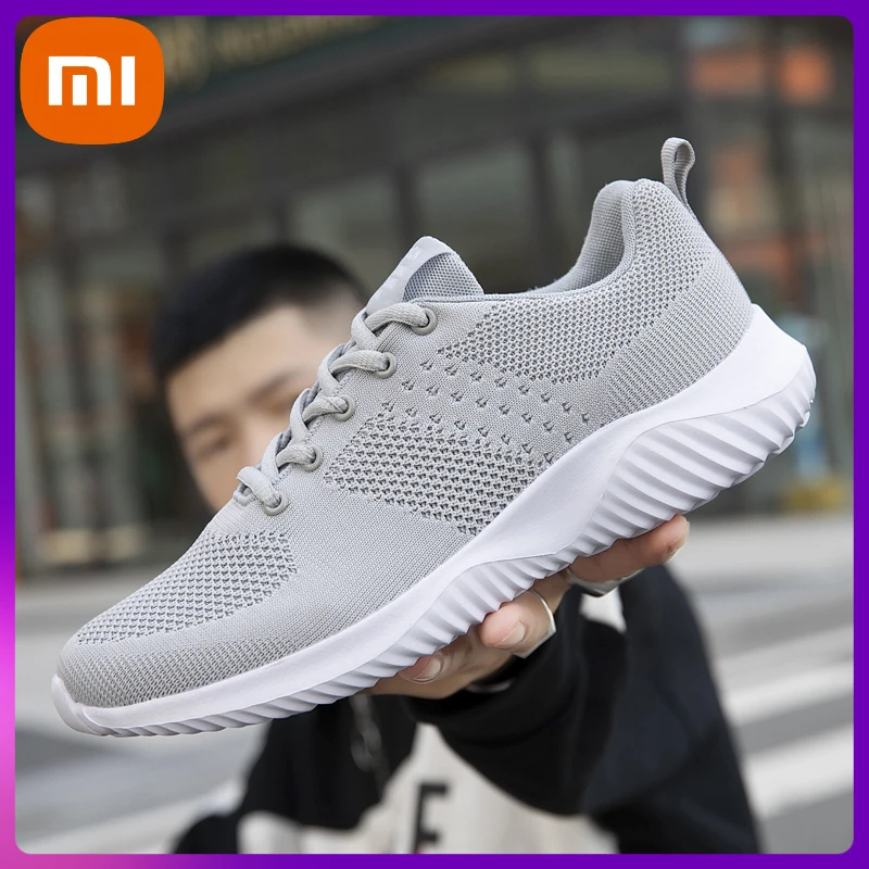 

Кроссовки Xiaomi мужские прогулочные, дышащие сверхлегкие кеды, повседневная спортивная обувь, большие размеры