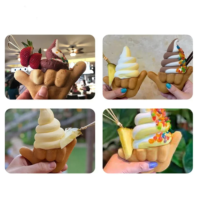 Аппарат для приготовления вафель тайяки в форме кулака (Shaka Shape Taiyaki) – кухонный прибор для закусок (art.: 3920da33609fb) - 3920da33609fb