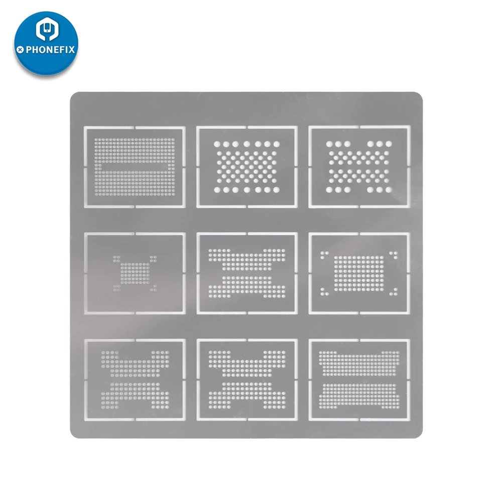 Трафарет Mechanic iTin27 9 в 1 BGA для реболлинга BGA136 BGA152 BGA272 BGA63 BGA132 BGA100 BGA316 LGA60 LGA52 - купить