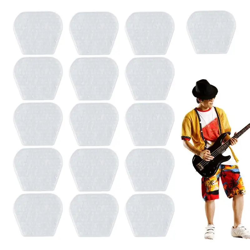 

Гитарный захват Нескользящие силиконовые медиаторы для гитары самоклеящиеся устойчивые к поту прозрачные тонкие гитарные медиаторы для Укулеле