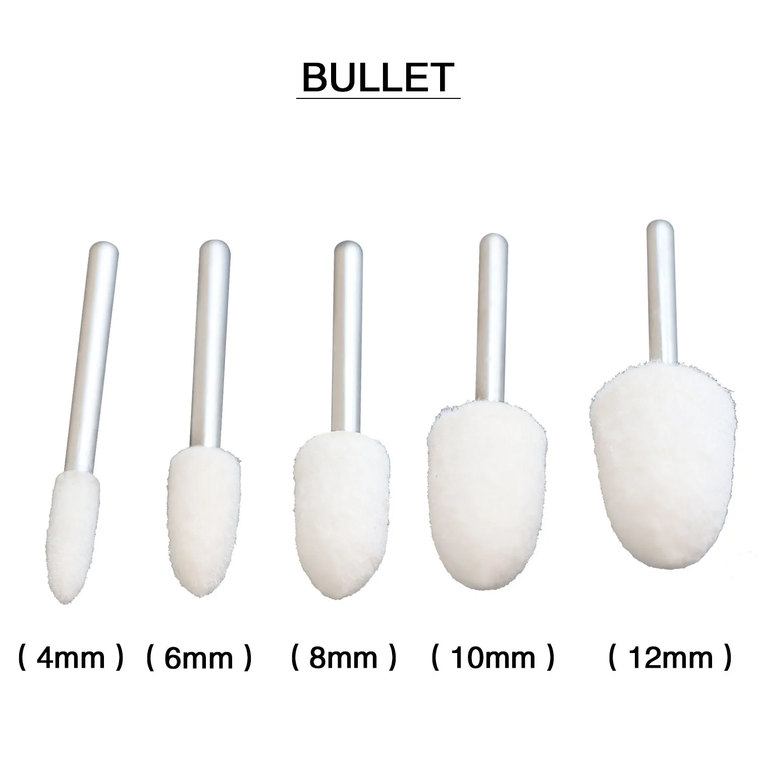 10 шт. шлифовка полировка круглая подушечка шерстяной фетр хвостовик 2 35 мм