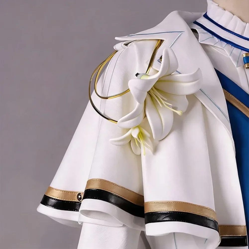 Фото Костюм Тенмы Цукасы (версия White Lily) из игры Project SEKAI, униформа для косплея, для вечеринок, шоу, Comic Con №5