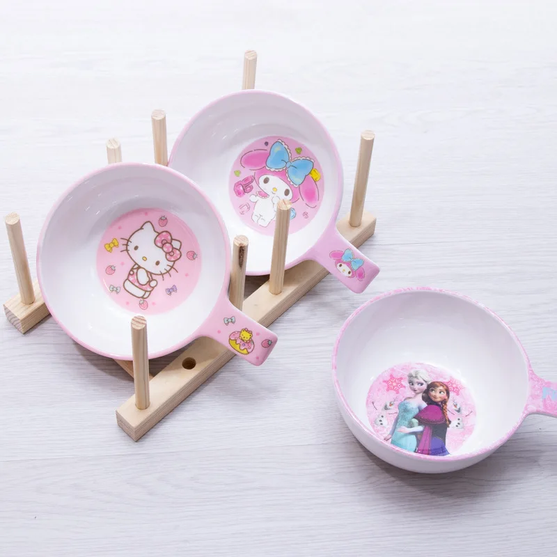 

Cute Sanrio Hello Kitty My Melody Cartoon Tableware Frozen Doraemon Anime Dip Bowl Rice Bowl Dessert Bowl Children Cutlery Gift