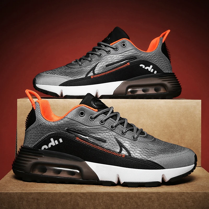 

Men Shoes Summer Trainers Men Sneakers Air Cushion Running Shoes Men Casual Shoes Breathable Lace-Up Chaussure Zapatillas Hombre