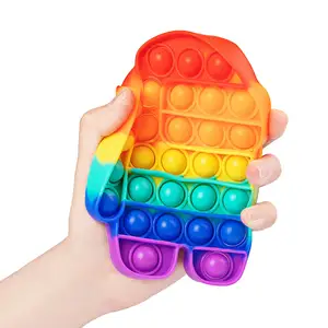 Among in Us Push Pop Bubble Sensory Fidget Toys Autism Special Needs Stress Relief Squeeze Silicone  in Pakistan