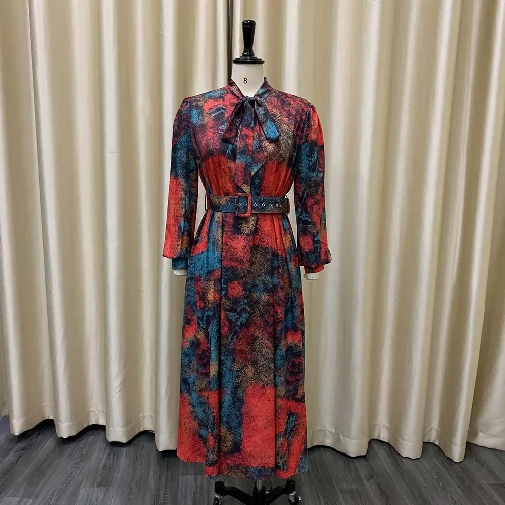 Африканские платья с принтом Дашики для женщин одежда в стиле хиппи восточная