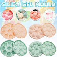 3d silicone rose shape ice cubes tray multipurpose diy ice ball stencil durable for home kitchen bar reusable home accessories