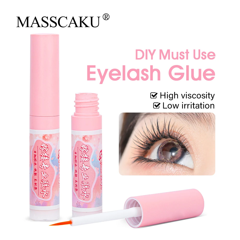 

YUANZHIJIE 5ml Lashes Glue Waterproof Adhesive Eyelash Glue Clear Quick Dry Eyelashes Extension Glue Supplies
