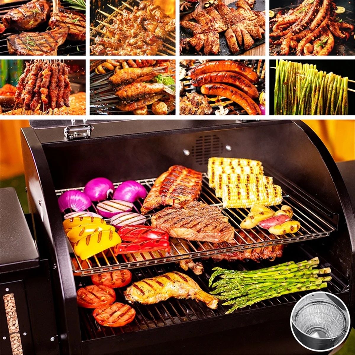 Одноразовые ковшовые вкладыши для смазки подходят древесных гранул Traeger