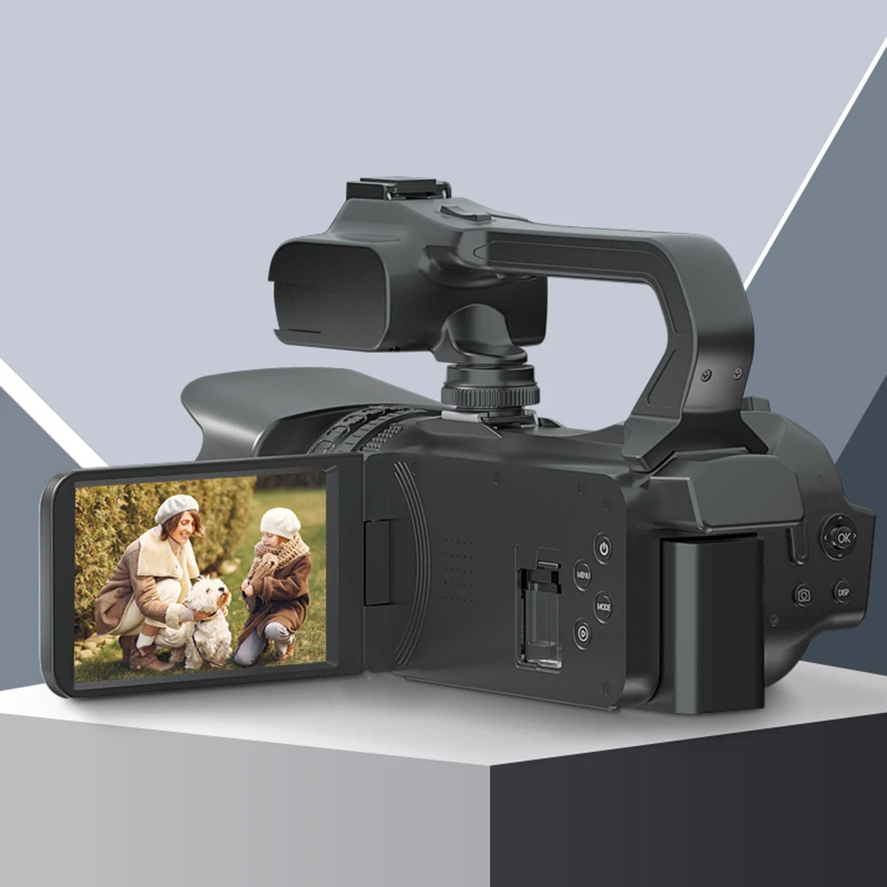 

2023 4K цифровые камеры для фотографии, профессиональная Tiktok Vlog, потоковая видеокамера, запись видео, Wi-Fi Веб-камера с автофокусом