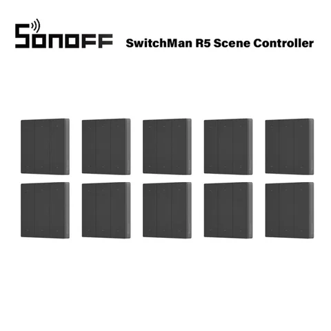 Устройство управления SONOFF SwitchMan R5 с аккумулятором, 6-клавишный пульт дистанционного управления EWeLink для умного дома SONOFF M5/MINIR3