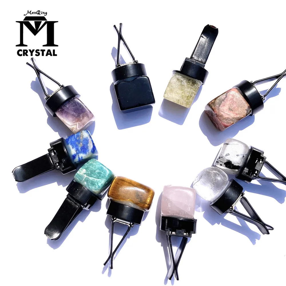 

Природный хрустальный камень, автомобильный Кондиционер, автомобильные выходные зажимы, зеркальный камень для украшения автомобиля