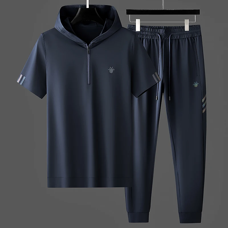 JSBD крутой летний высокоэластичный дышащий шелковистый мужской модный