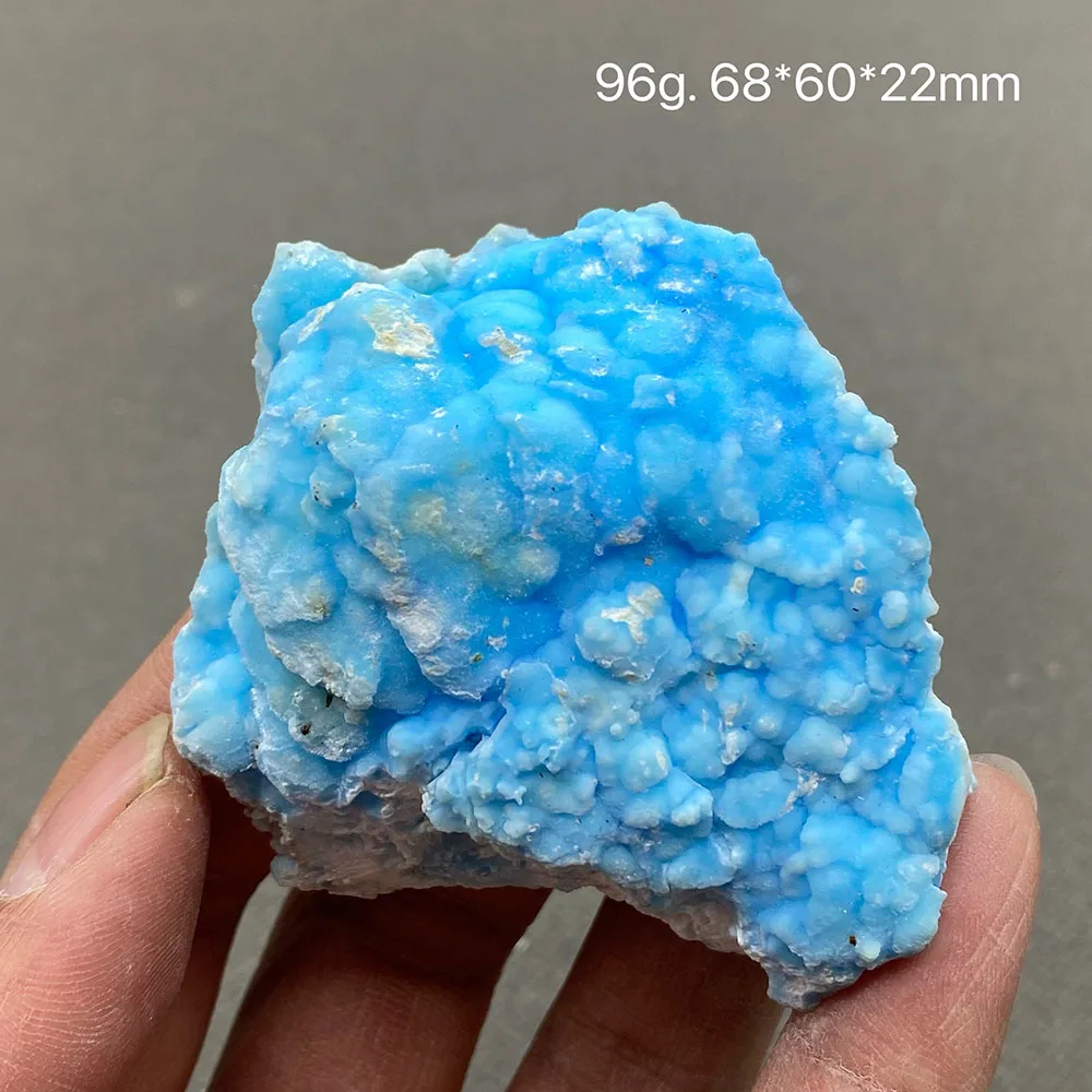 100% натуральный синий aragonite грубый минеральный образец коллекция целебных