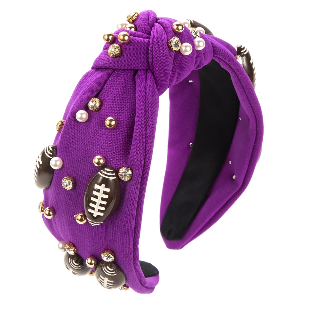 Повязка для волос в стиле регби барокко женщин модная повседневная спортивная