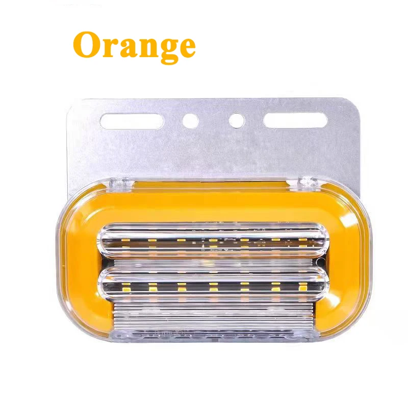 

Боковая лампа для грузовика, прицепа, лампа дневного света, 24 В, поворотники водопада, направляющая, водная регулировка, медные заклепки, многоцветные водонепроницаемые