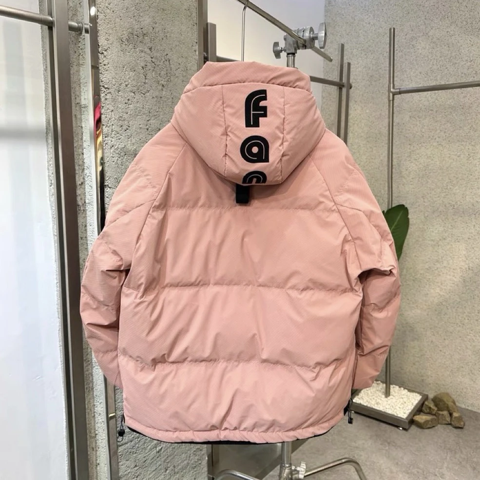 Новый зимний пуховик с капюшоном мужская модная брендовая утолщенная теплая