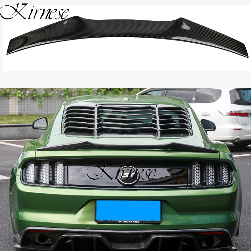 

A Style For Ford Mustang 2-Doors Coupe 2014 2015 2016 2017 Carbon Fiber Rear carbon spoiler Mustang spoiler wing