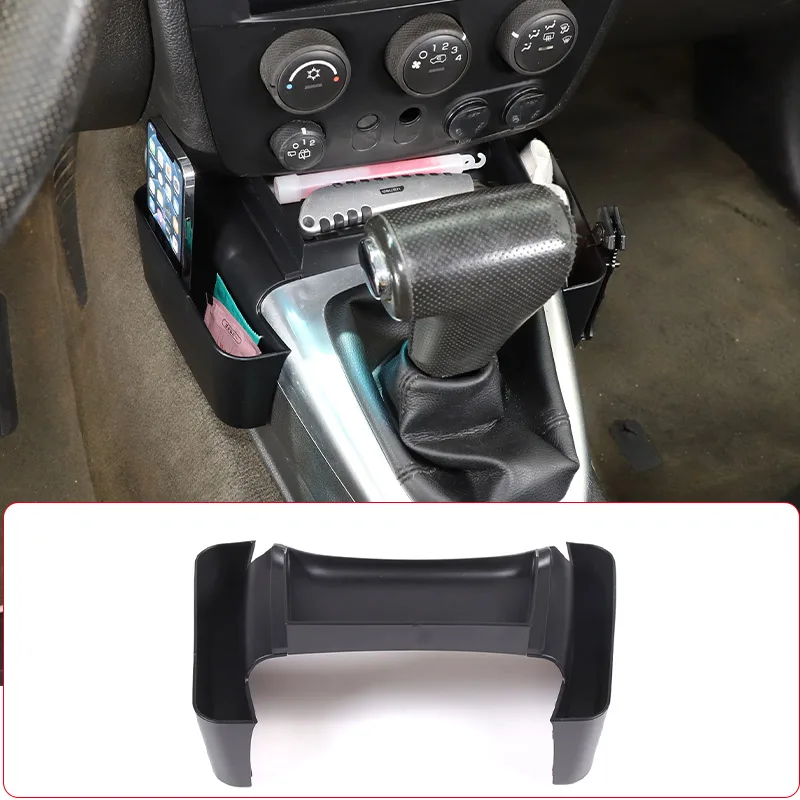 Черный АБС-пластик для Hummer H3 2005-2009 центральная консоль боковая коробка хранения