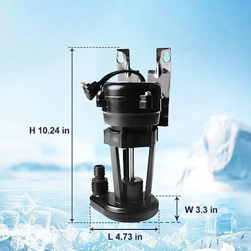 7623063 в сборе водяной насос 60 Гц 6 Вт Подходит для льдогенератора manituc подходит
