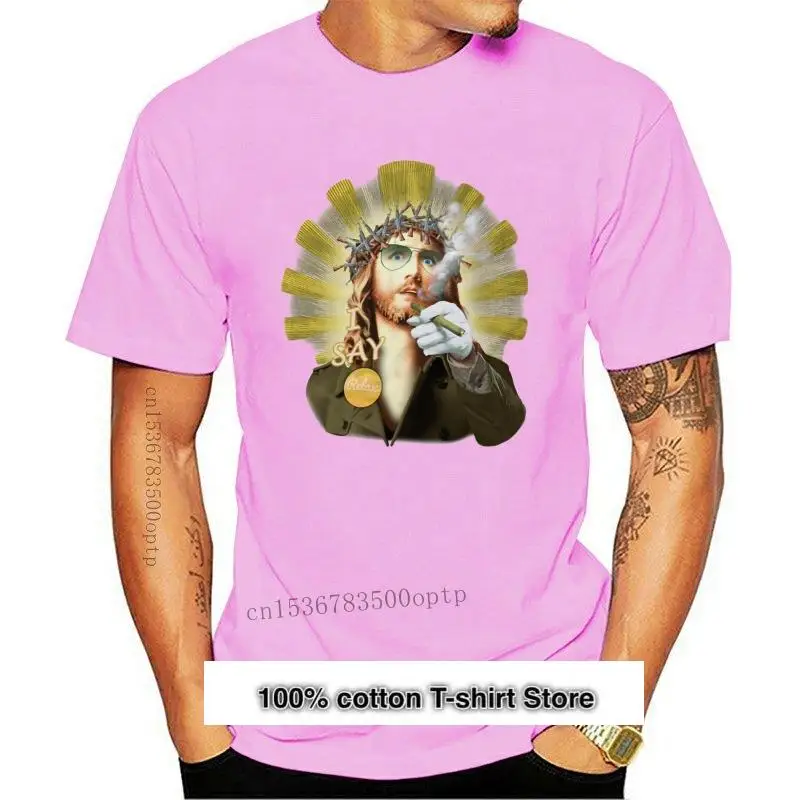 

Новое увлечение, Иисус, курение, релаajarse, дистрибьютор, летние, увлекательные. Camiseta de манга corta, cómoda