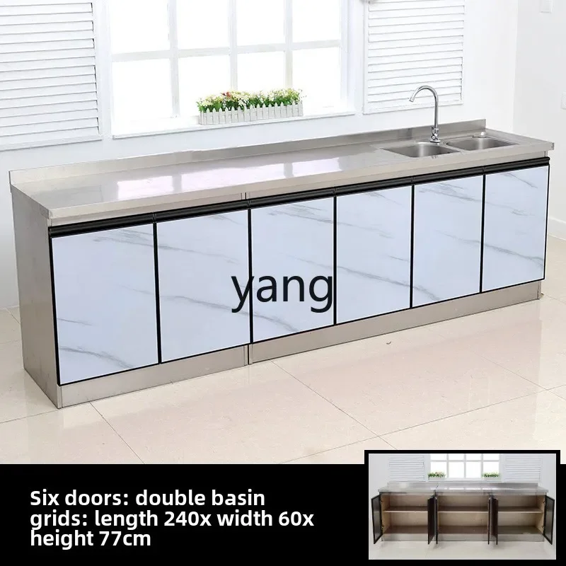 CX 60 широкий кухонный шкаф из нержавеющей стали простой бытовой для аренды