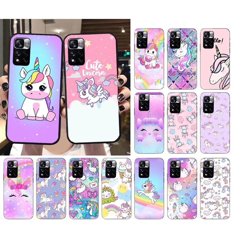 

Cute Unicorn Phone Case for Xiaomi Redmi Note 12 Pro 11S 11 10 Pro 9Pro Note9 10S Redmi 10 9C 9A Funda