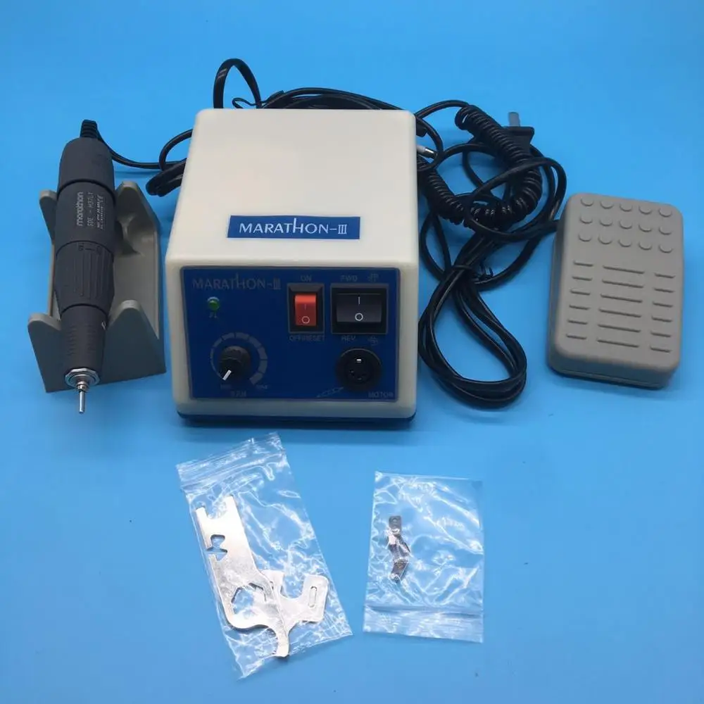 

New products STRONG micro motor MARATHON 3 SDE-H37L1 35000RPM handle grinding tool electric nail drill manicure equipment