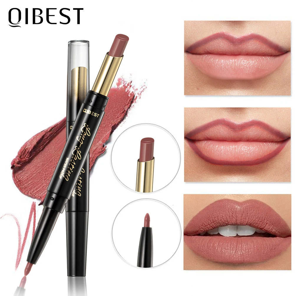 Lipstick Pencil Lip Makeup Women Cosmetics Long Lasting Wate