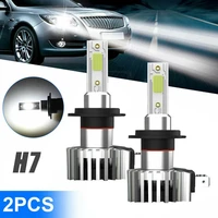 2x h7 car lights led headlight bright bulbs kit 2200w 330000lm hilo lights white 6000k driving running lamp universal products