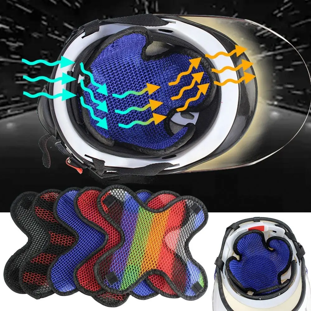 

For Motorcycle Scooter Electicbike 3D Honeycomb Cushioning Lining Breathable Gasket Heat Insulation Helmet Pad