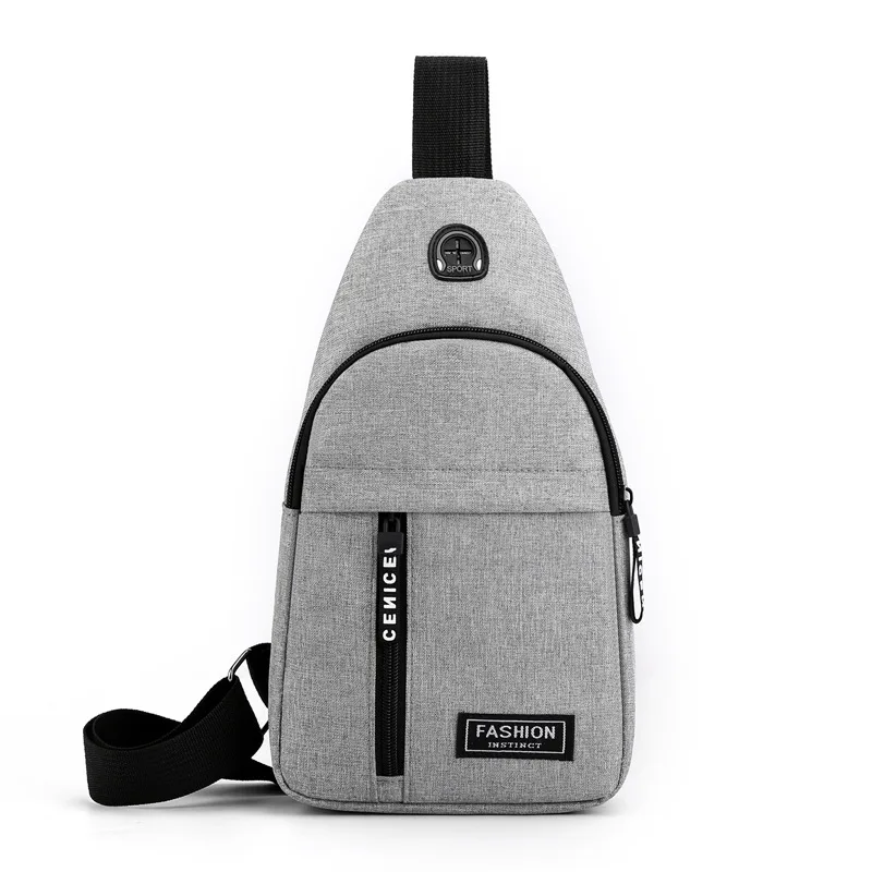 Men Shoulder Bags Waist Pack Male Canvas Chest Bag for Men Fashion Messenger Crossbody Bags Travel Sling Bag Fanny Pack