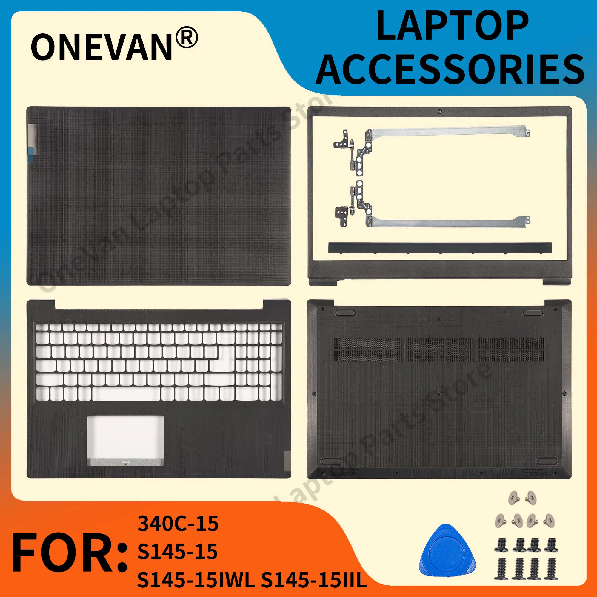 Чехол для корпуса ноутбука Lenovo Ideapad S145-15 S145-15IWL 340C-15 задняя панель ЖК-дисплея Упор