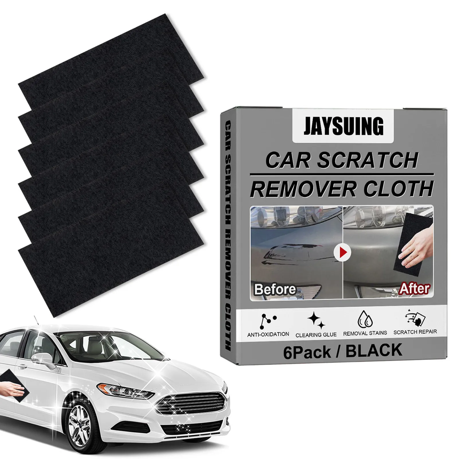 

Nano Sparkle Cloth For Car Scratches Multipurpose Scratch Repair Cloth Effective Nano Magic Repairing Scratches Easy To Remove
