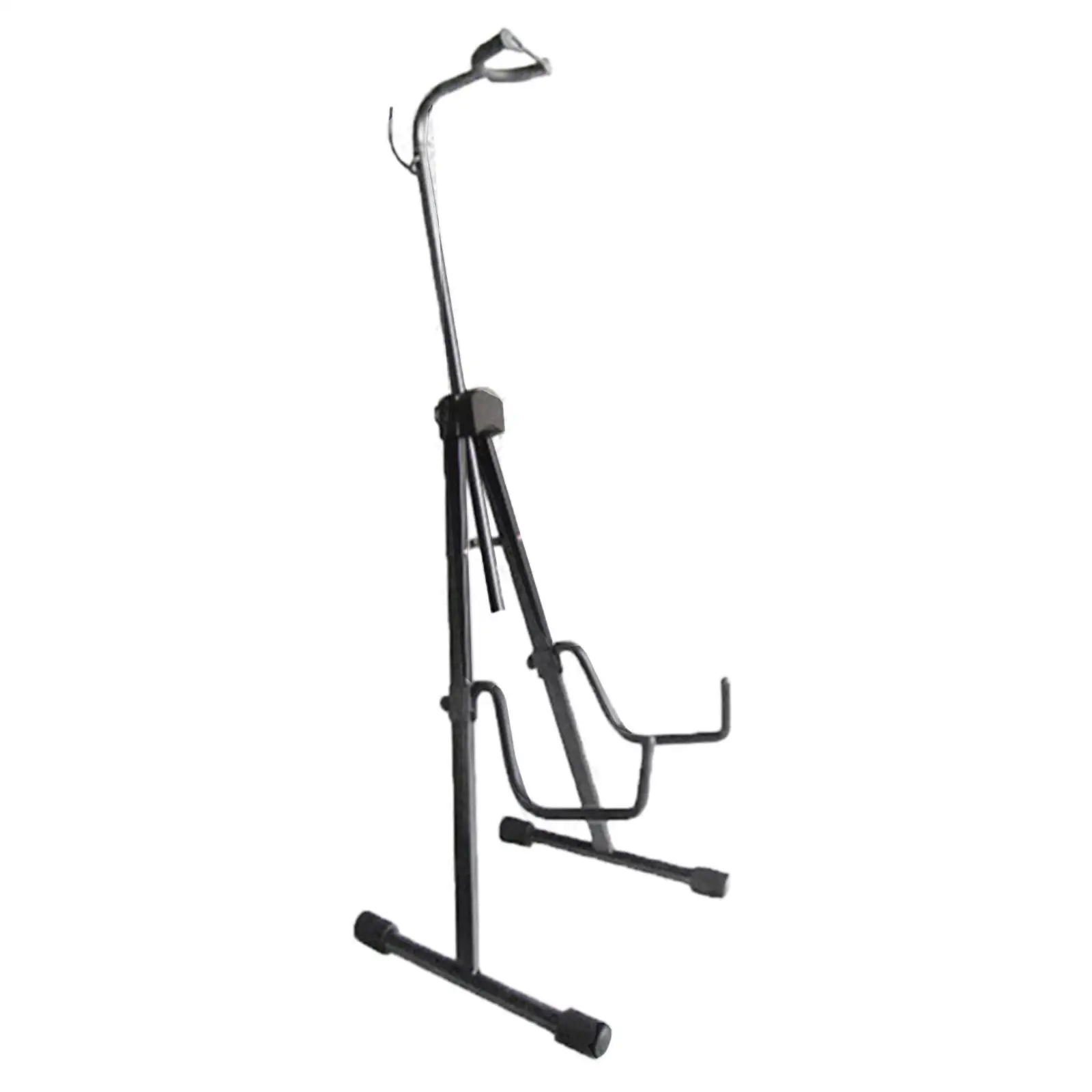 

Metal Cello Display Stand with Hook Foldable Black Color Guitar Instrument Stand
