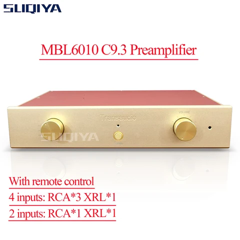SUQIYA-MBL6010 C9.3 преусилитель 4 входа 2 выхода с пультом дистанционного управления NORATEL или блок трансформатора