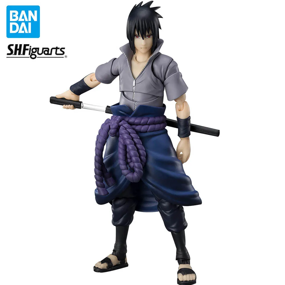 

Bandai SHFiguarts Uchiha Sasuke New Version Original Naruto Collectible Anime Figure Action Model Toys