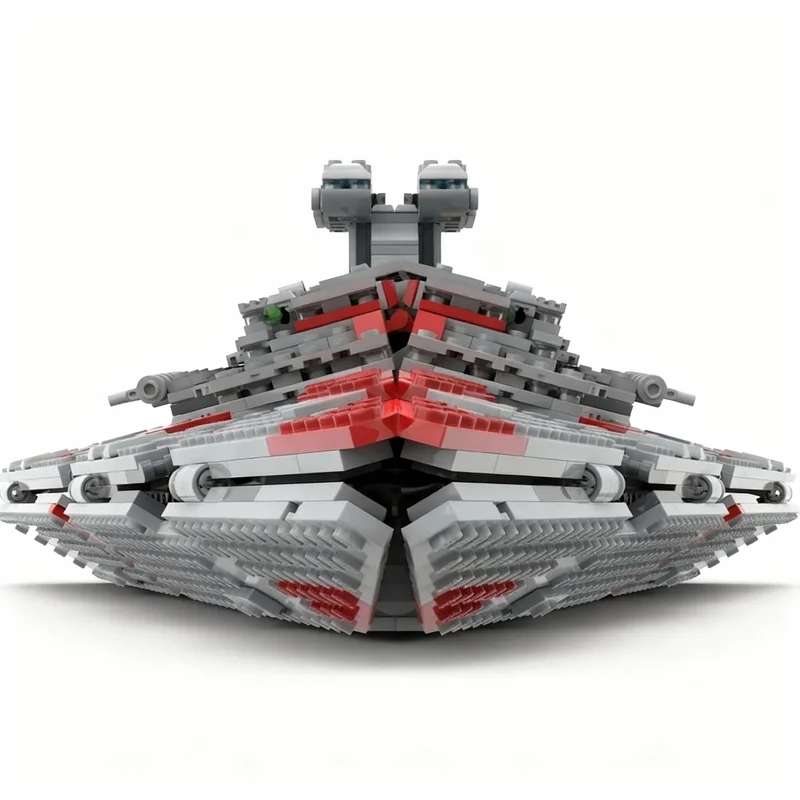 1475 деталей MOC: Модель Звездного Разрушителя класса «Император» — Конструктор, Архитектурная модель, Рождественский подарок, Идея для самостоятельной сборки (art.: 3920dc7077cdc) - 3920dc7077cdc